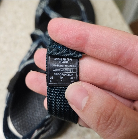 Chaco Teal ZX/2 Outdoor Hiking Sandals, Size 9 - Picture 11 of 12